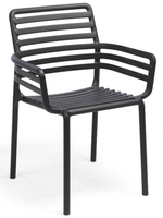 Кресло пластиковое Nardi Doga, антрацит