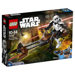 LEGO Star Wars: Штурмовик-разведчик на спидере 75532 — Scout Trooper & Speeder Bike — Лего Звездные войны Стар Ворз