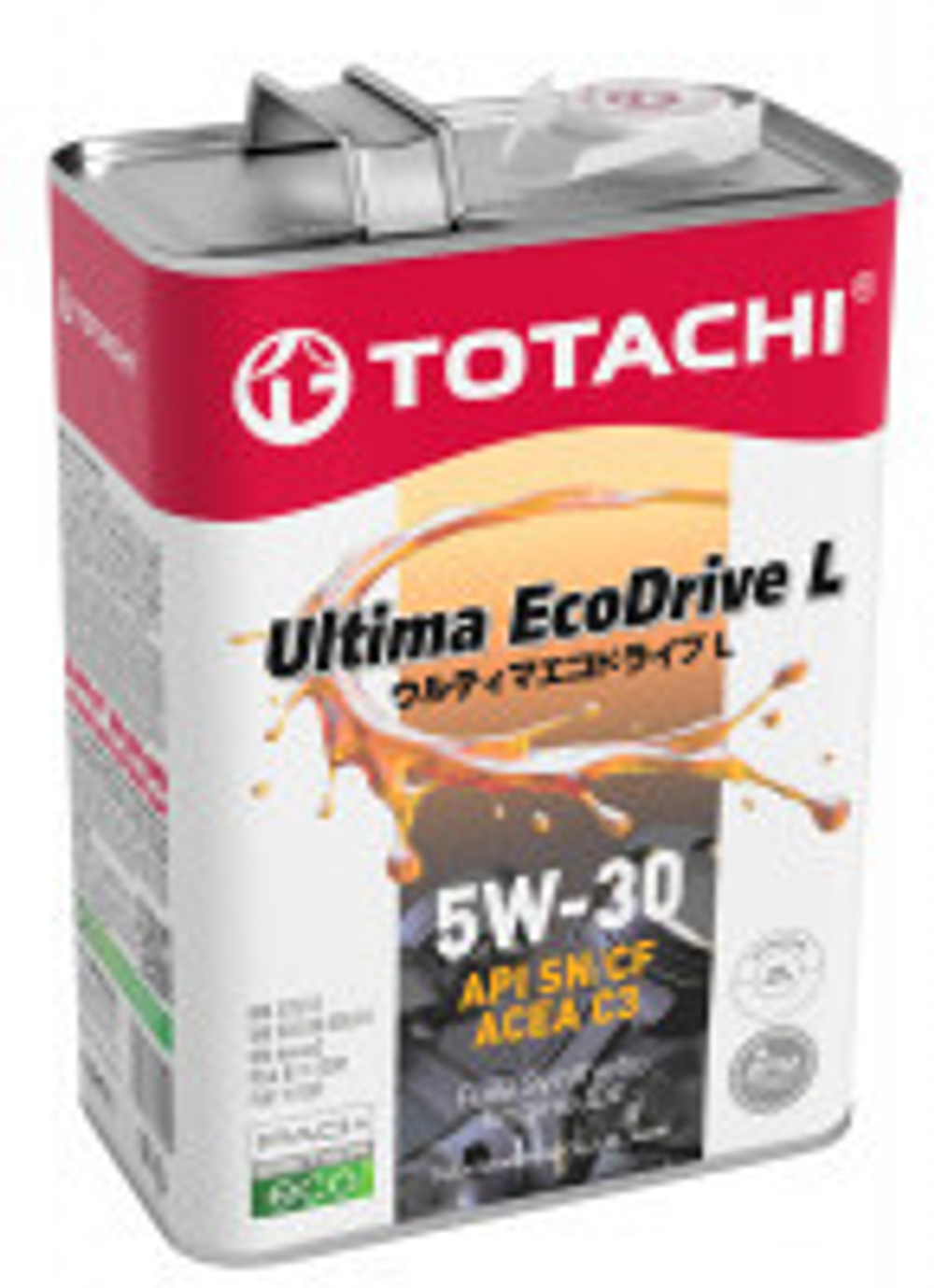 Моторное масло TOTACHI  Ultima EcoDrive L  SAE 5W-30  API SN/CF      4л