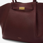Сумка DeMellier The New York Burgundy Small Grain