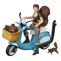 Marvel Legends - Фигурка 15 см. Непревзойденная девушка-белка + самокат и аксессуары E8600