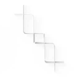 Набор металлических настенных полок Montage, 2 шт., белый