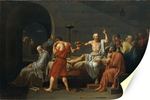 "Смерть Сократа", Давид Жак Луи, картина для интерьера (репродукция) Настене.рф