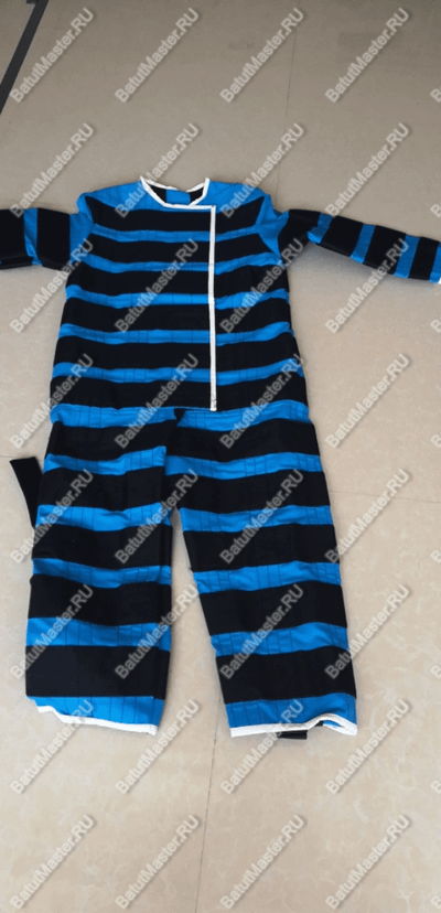Липучий костюм синий, размер L, для роста 1.6м-1.8 м