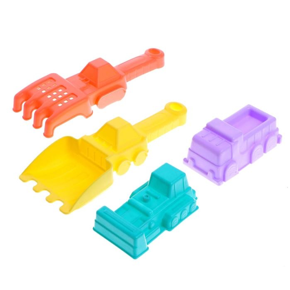 Набор для игры в песочнице «Стройтехника»