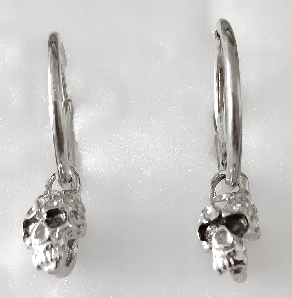 Серьги- конго из серебра от бренда"Эстерелла"