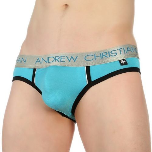 Мужские трусы джоки голубые Andrew Christian   AC5-M117