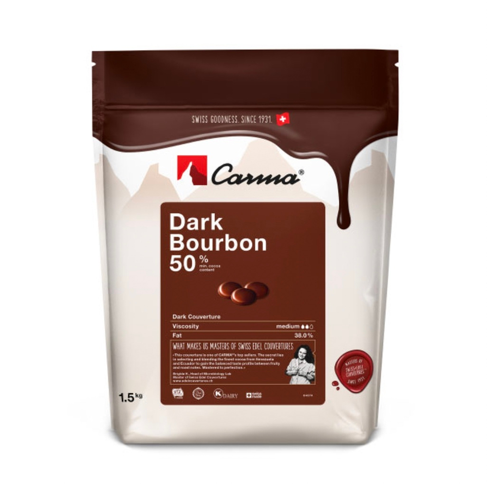 Темный шоколад 50% CARMA Dark Bourbon, 500 г