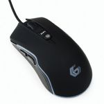 Мышь проводная игровая GEMBIRD MG-700, USB, 6 кнопок + 1 колесо-кнопка, подсветка, черная