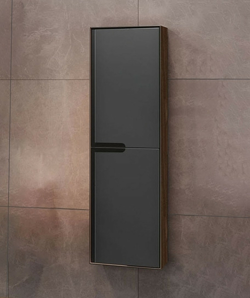 Шкаф пенал Orka Craft 40 3000319 подвесной Орех Антрацит