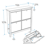 Сага Тумба для обуви 113х108