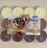 Набор ароматических свечей Selja, 12 свечей, парафин/ароматизатор ваниль