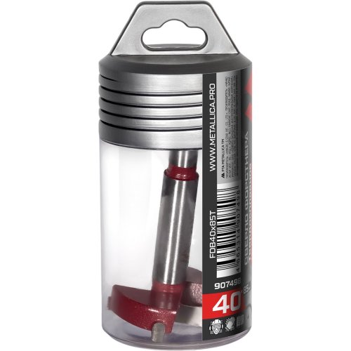 Сверло Форстнера твердосплавное METALLICA Ultra 40x85/55 мм, по дереву   907498