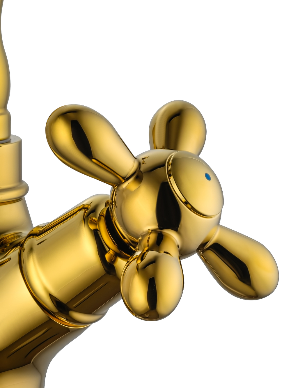 Смеситель для раковины WONZON & WOGHAND RETRO, Глянцевое золото (WW-88139020-PG)