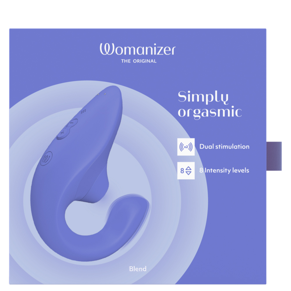 Многофункциональный стимулятор Womanizer Blend, голубой
