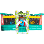 Надувной батут "Ущелье динозавра"