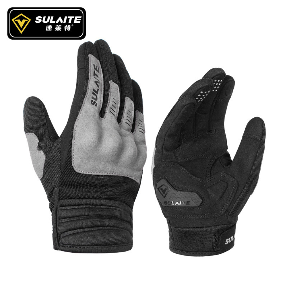 Мотоперчатки SULAITE G3 серые M