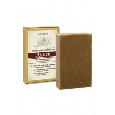 Kleona твердый шампунь Дубок, 85 г