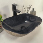 Раковина из речного камня RS-65191 44*36*15 0861