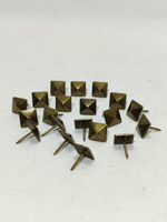 Декоративные гвоздики для мебели шл10х10мм-дл.гв.13мм/20шт