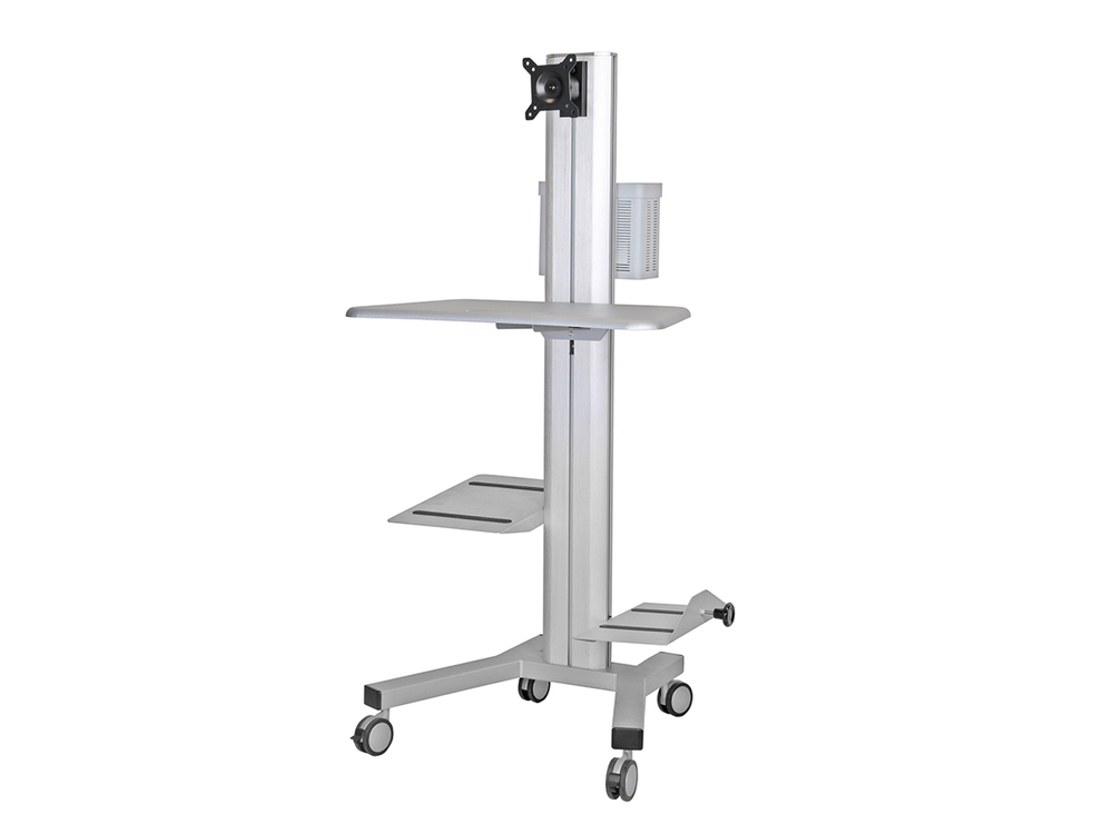 Стойка для монитора напольная ErgoFount KFT 1201 Silver