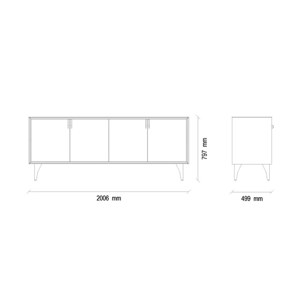 Сервант ENZA HOME NETHA EH20213