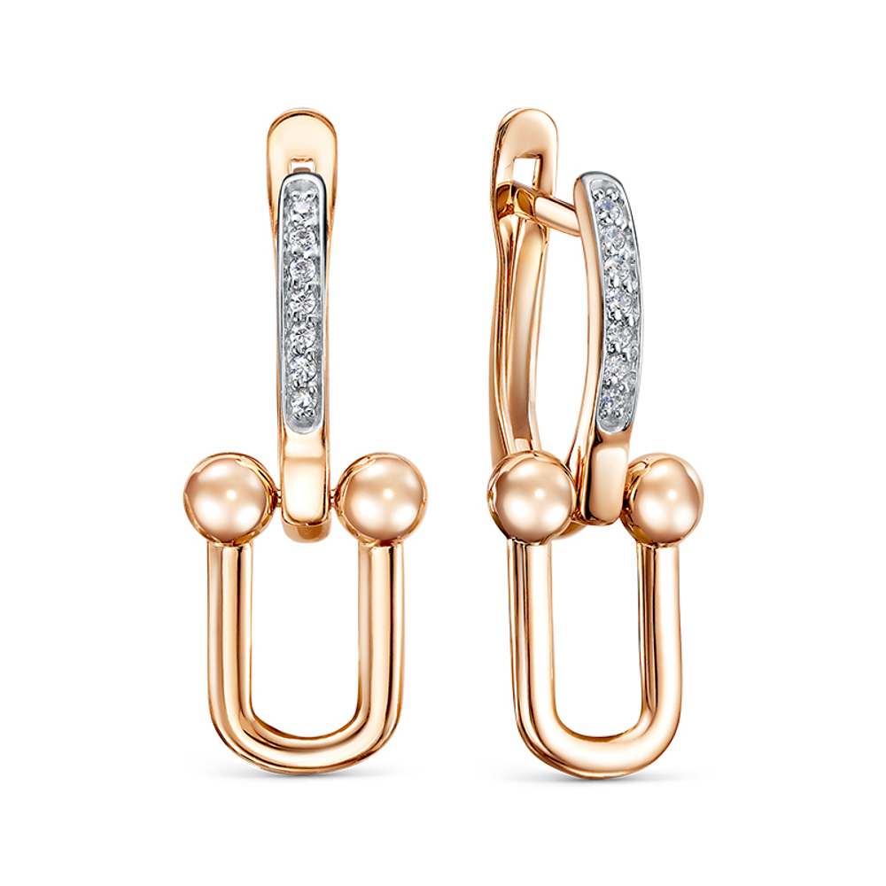 Серьги из золота 585 пробы