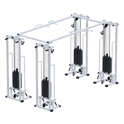 Двойной кроссовер на базе реабилитационного тренажера (стек 4х75 кг)