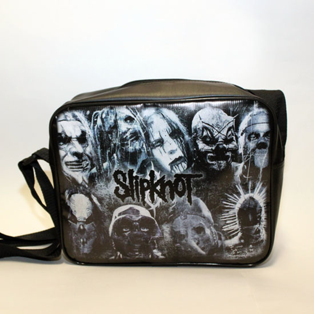 Сумка Slipknot маски синие тона