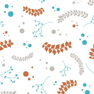 Цветочный спокойный принт