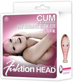 Надувная голова для фаллостимуляции (Цвет: телесный)