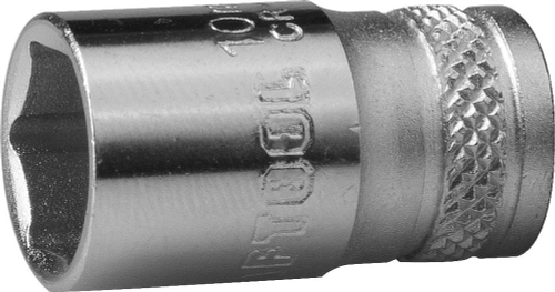 Торцовая головка KRAFTOOL ″INDUSTRIE QUALITAT″, Cr-V, FLANK, хромосатинированная, 1/4″, 10 мм