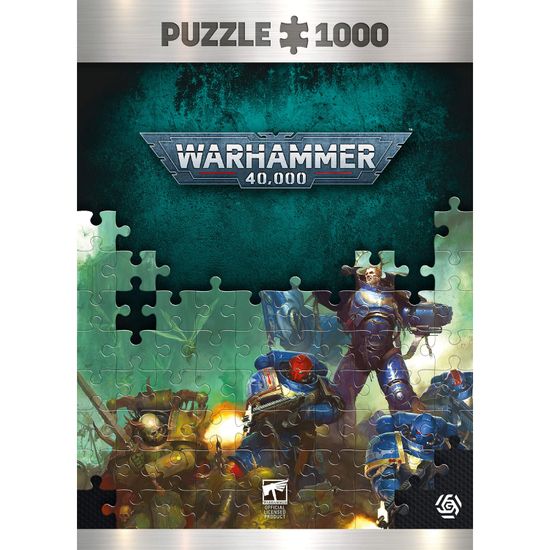 Пазл Warhammer 40,000 Space Marine - 1000 элементов / Пазл по мотивам игры "Warhammer 40,000"