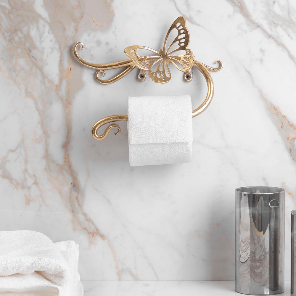 Держатель для туалетной бумаги Бабочка Эир Айвори
