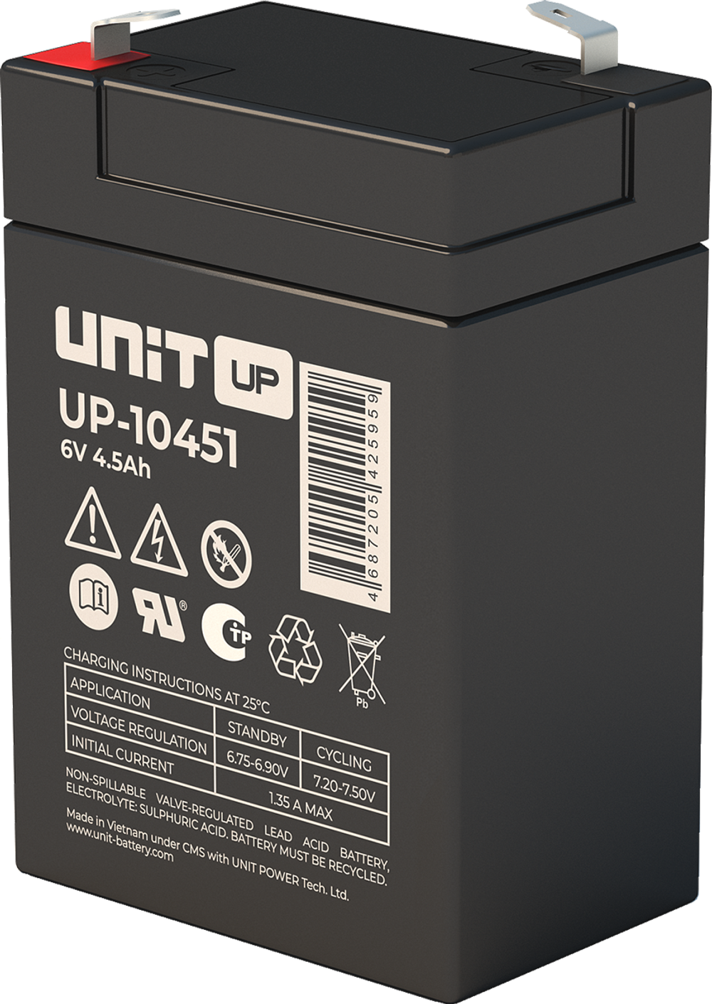 Аккумулятор UNIT UP-10451