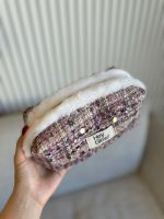 HEY GLOW Серый, Розовый твид с блесками