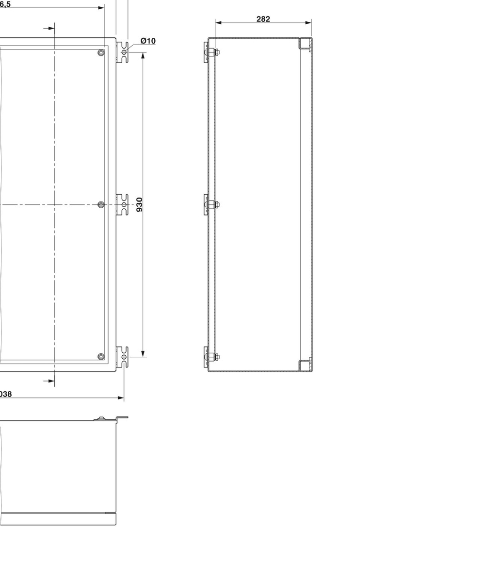 0899138 - C S6 A 1000X1000X300 - Пустой корпус