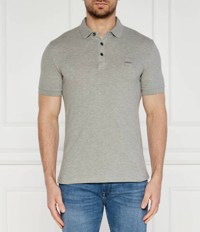 Поло Passenger BOSS ORANGE - серый(50472668)