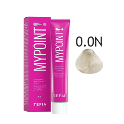 Перманентная крем-краска для волос Tefia Mypoint, цвет 0.0N корректор оттенка нейтральный