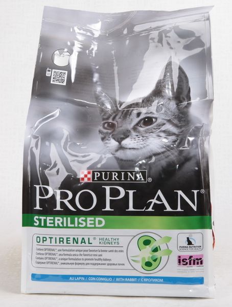 Pro Plan Sterilised для Кастрированных Кошек Курица и Кролик