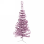 Ёлка «Теплая вьюга» 90 см, ПВХ (90 веток), Розовое золото