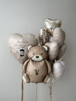 Набор шаров «Сердца с мишкой