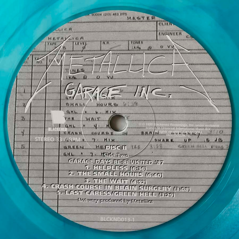 Metallica / Garage Inc. (Coloured Vinyl)(3LP)