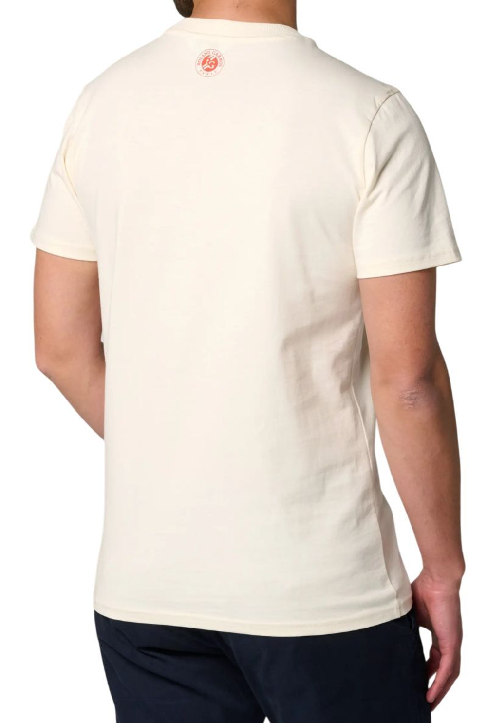 Мужская теннисная футболка Roland Garros Tyron Court - белая