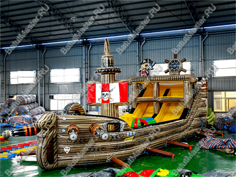 Надувной корабль "Пират Черная Борода"