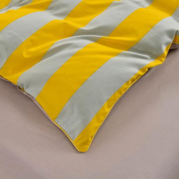 Алан (желтый) КПБ сатин 1.6