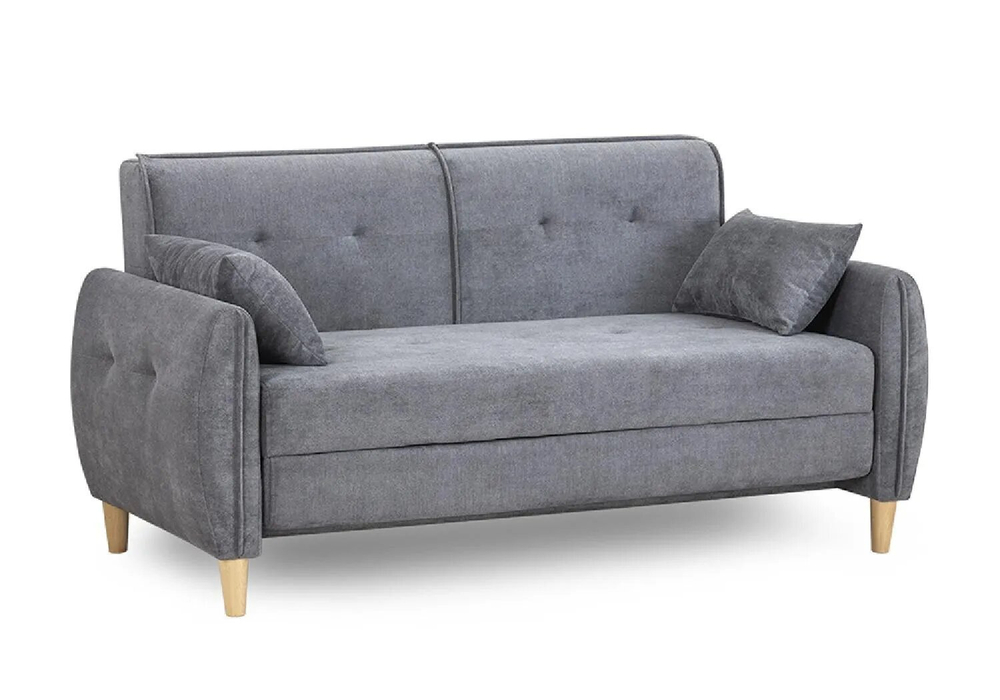 Диван-кровать Лея, спальное место 138х198, велюр, еврокнижка