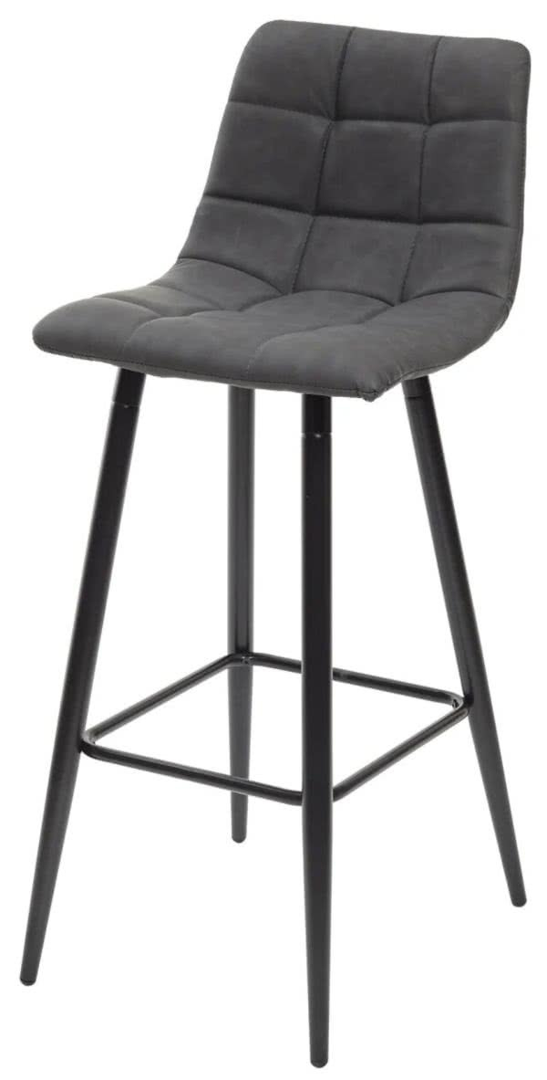 Стул барный  Sabadell антрацит черный