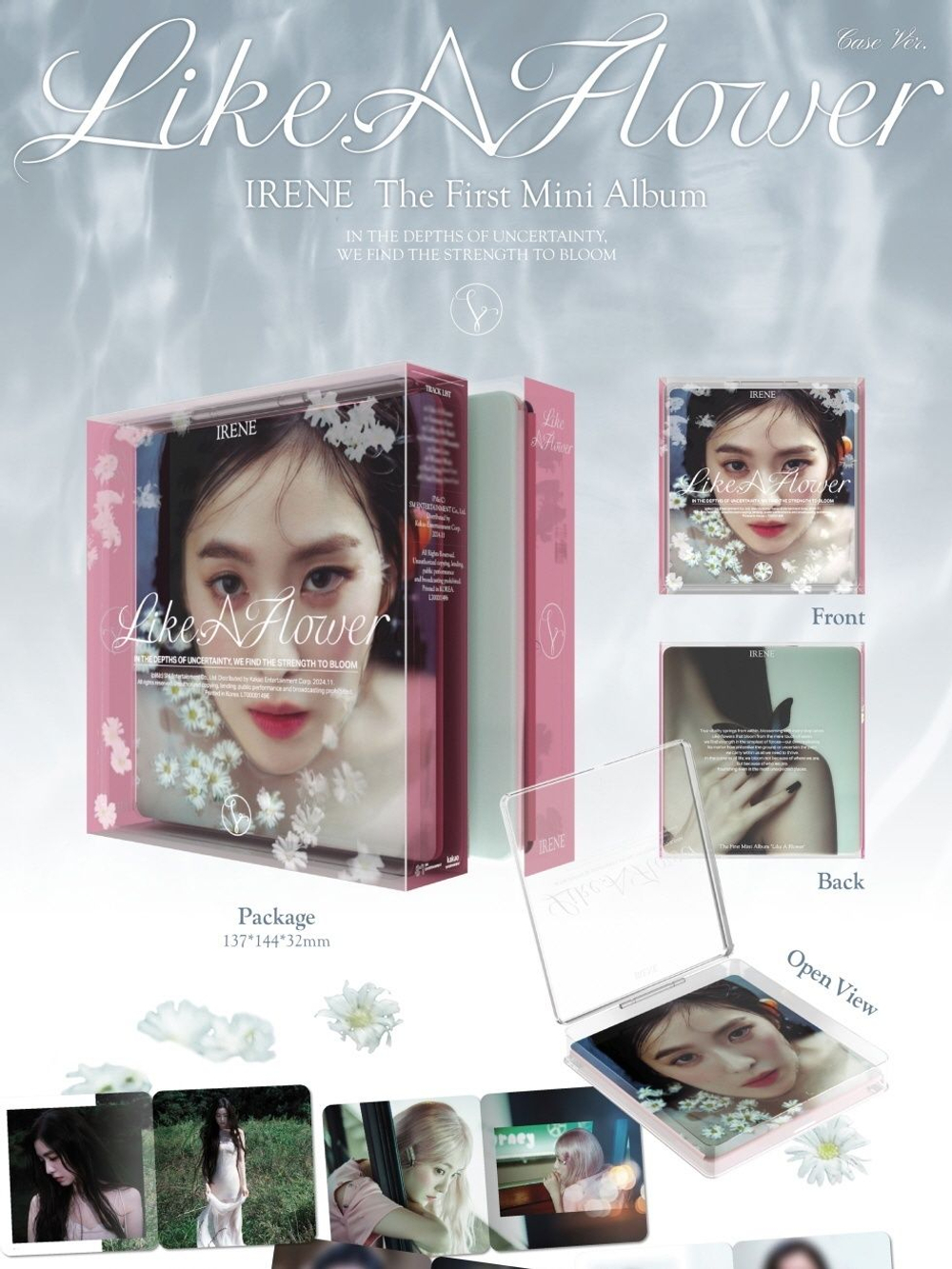 Альбом IRENE - LIKE A FLOWER 1st Mini Album CASE Version