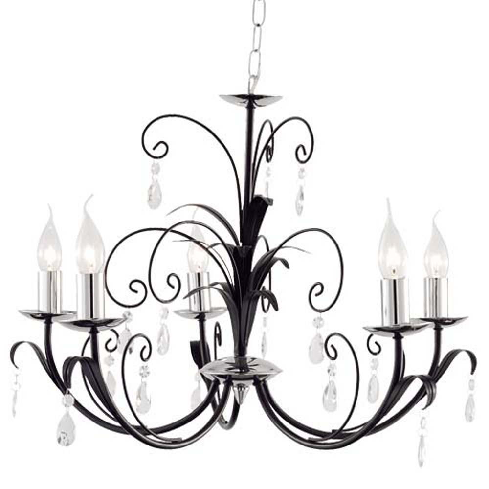 Люстра A1742LM-5BK